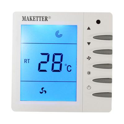 China MAKETTER Model 201 Central Air Conditioner Traditional Cooling System Parts Parts Year Quality Warranty Fan Coil Thermostat for sale