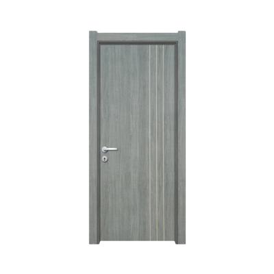 China Yingkang Wpc Door Waterproof Interior Bedroom Door Designs PVC Plastic Interior Door Made In China for sale