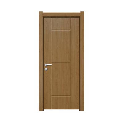 China Modern Yingkang Modern Bedroom Door Panel Wpc PVC Interior Door Design With Locks And Handles for sale