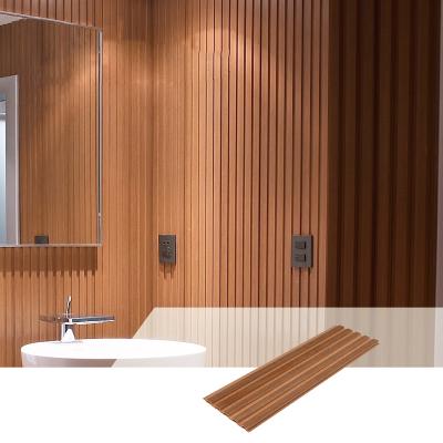 China Yingkang Environmental Friendly Fashion WPC Wood Wall Panel For Office Building Interior Decoration Wpc PVC Wall Cladding Panel for sale