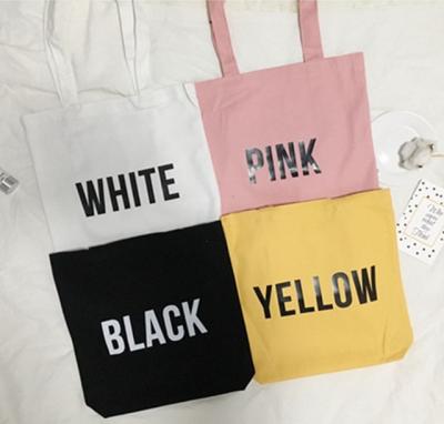 China 100% Customized Logos Eco - Friendly Printing Recyclable 12oz Cotton Canvas Tote Bag for sale