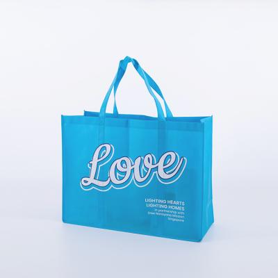 China Who respects the environment; Recyclable; Reusable Custom Printed Cloth Non Woven Fabric Bag Shopping Shopping With Logo for sale