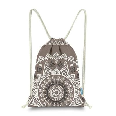 China Customized High Quality Cheap Reusable Cotton Canvas Mini Drawstring Bag for sale