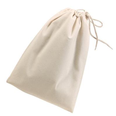 China 100% Eco-friendly Wholesale Cheap Drawstring Bag Cotton Shoe Bags for sale