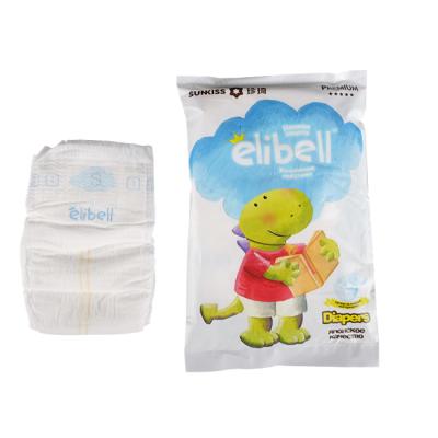 China Wholesale Cheap Price Baby Dipers Kenya Printed Dry Diapers In Bale for sale