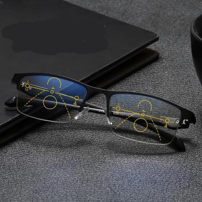 China Thin photochromatic progressive multifocal reading glasses for sale