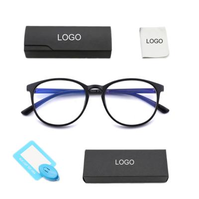 China 6126 CE&FDA Anti Tr90 Prime 2021 Blue To Block Computer Glass Light Bluelight Mobile Phone Blocking Protective Round Glasses for sale