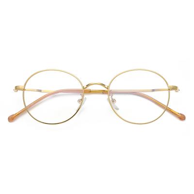 China 2019 Fashion Trendy Ultra Light Frame Around Metal DL2581 Optical Glasses for sale