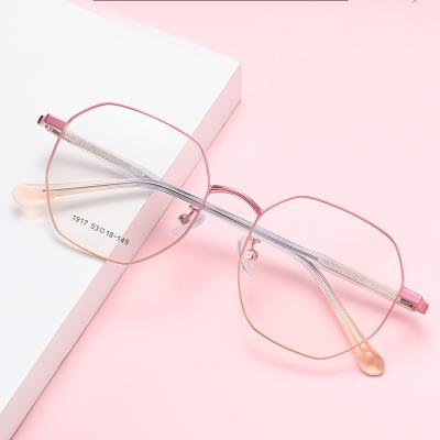 China Wholesale custom optical frame designer eyewear stainless steel glass frames spectacle glass frames for women for sale