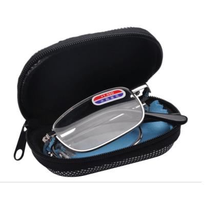 China Wholesale Fashion Metal Frame Convenient Folding Reading Glasses Retractable New for sale