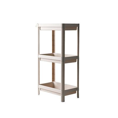 China Sustainable 3 Layer Shelf Household Floor Storage Rack for sale