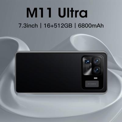 China Original Brand New M11 Dual SIM Card Ultra Smartphone 7.3 Inch Android Phone 16GB+512GB Unlocked Cell Phones Dual SIM Mobile Phones 5G for sale