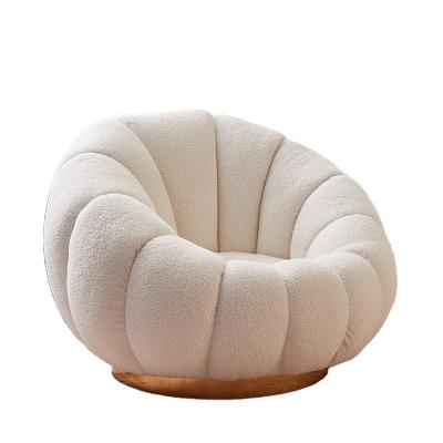 China 2022 Hot Sale Design Furniture Recliner Fabric Pumpkin Leisure Chair Reclining Home Lounge Sofa for sale