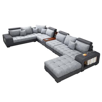 China Corner Modular Luxury Velvet Couches Living Room Modern Design Living Room Fabric Sofa Bed Sectional Sofa Set for sale