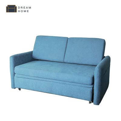 China Foldable Spaces Saving Living Room Fabric Foldable Sofa Bed Comfortable Extendable Folding Sofa Bed for sale