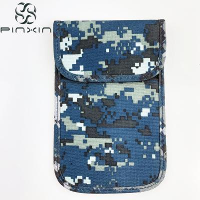 China Durable Waterproof RFID Faraday Protector Signal Shield Blocker Bag Main Pouch FOB Bag For Phone Radiation Protection for sale