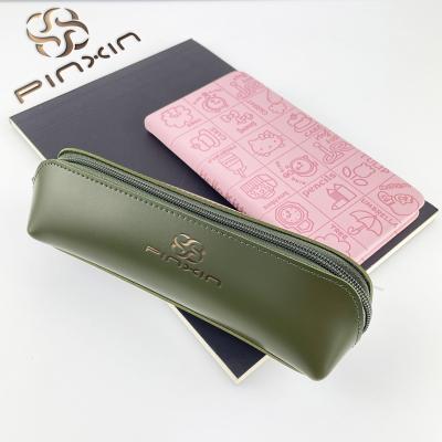 China Waterproof Promotion Custom Logo Printing School Office PVC Unisex Pencil Case Bag for sale