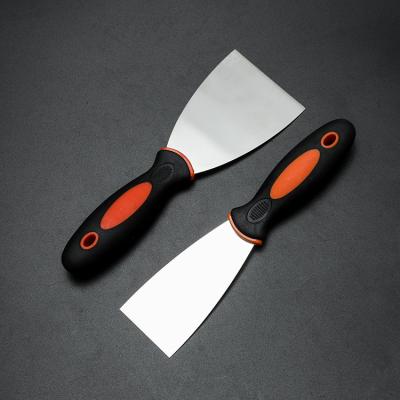 China Flexible Blade Construction Tools Tiles Wallpaper Paint Floor Scraper Caulk Removal Tool Stainless or Carbon Steel Blade Paint Sealant Scraper for sale