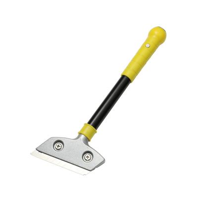 China Flexible Floor Scraper Aluminum Alloy Blade Long Handle Scraper for Removing Paint Wallpaper Glue for sale