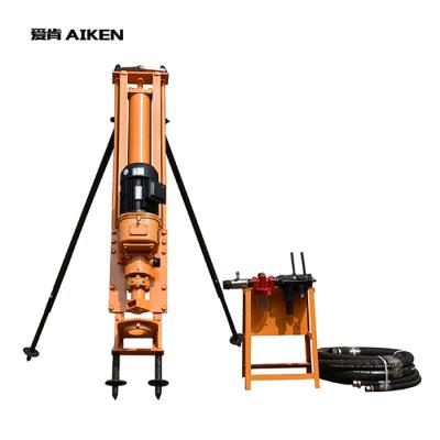 China Project Mini Drilling Machine DTH Hydraulic Mining Portable Drilling Rig For Rock Blast And Road Construction for sale