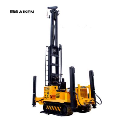 China Multifunctional Portable Borehole DTH Water Well Rotary Drill Rig For Sale 300m Deep High Quality Machinery Repair Shops for sale