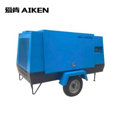 China 8 Bar 55kw 75kw 90kw Lubricated Portable Electric Screw Air Compressor Oil Free Air Compressor for sale