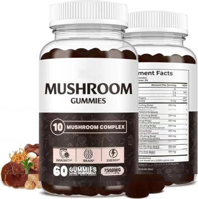 China Health Food Best Mushroom Supplements Support Immune System Mushroom Extract Gummies for sale