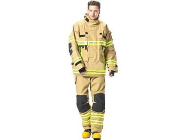 China Feuerwehrmann-Uniform PTFE en 469 Feuchtigkeits-Sperren-Feuerwehrmann Station Wear zu verkaufen