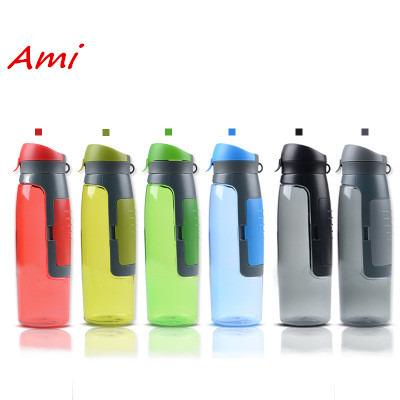 China New Viable Plastic Water Bottle Fashion Sports Bottle With Wallet Kettle Large Capacity Bottle for sale