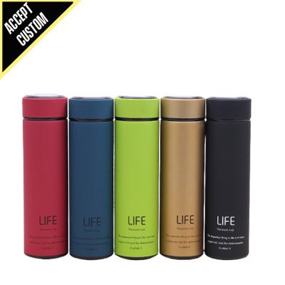 China All Thermos Stainless Steel Water Bottle With Tea Filter Wall Vacuum Flask Travel Coffee Mug Thermos Tumbler Double for sale