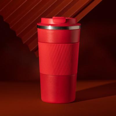 China Sustainable Sport 500ml Custom Vacuum Insulated Cafe Hot Tazas Drinking Double Wall 304 Stainless Steel Coffee Cup Mug for sale