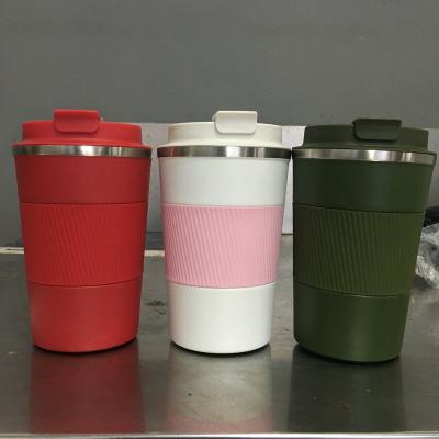 China Sustainable Sport 500ml Custom Vacuum Insulated Hot Double Wall 304 Stainless Steel Drinking Coffee Mug for sale