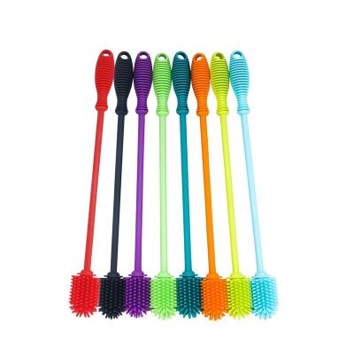 China Silicone Viable Kitchen Cleaning Bottle Brush for sale