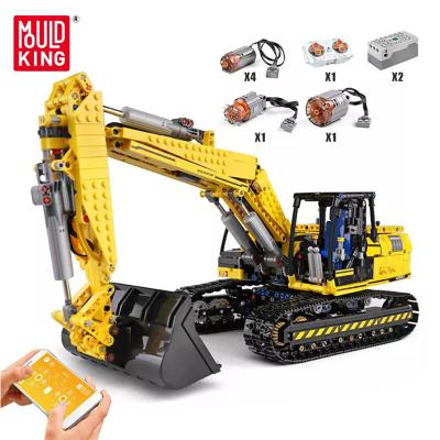 China Construction Toy MOLD KING 13112 Technic Building Kits Motorized Excavator Truck Link Belt 250 X 3-PF Version Tracked Truck Bricks Kids Toys for sale