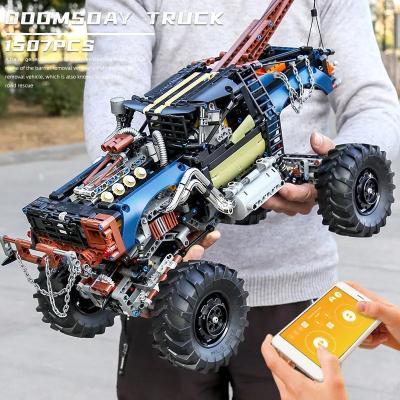 China KING 18006 Car Model Building Technic APP Collecting Building Toy MOLD Motorized Tow Truck Building Blocks Bricks Kids DIY Toys Rebel Gifts for sale