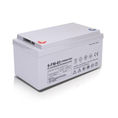 China Deep Cycle Life OEM/ODM 12v 65ah 75ah 85ah Micro System Power Supply Solar Dry Cell Storage Battery Pack for sale