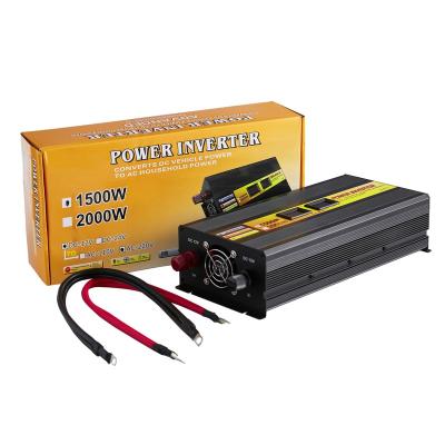 China Automatic smart off grid sine wave 1kw 1.2kw 1.5kw 2kw 12 volt to 220 volt voltronic solar power inverter 325*127*75mm for sale