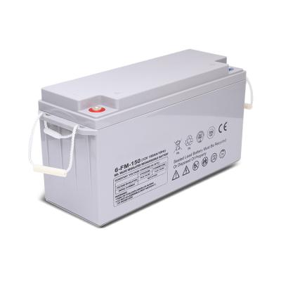 China China manufacturer deep cycle life gel sealed solar panel big power supply gel lead acid battery 12v150ah for sale