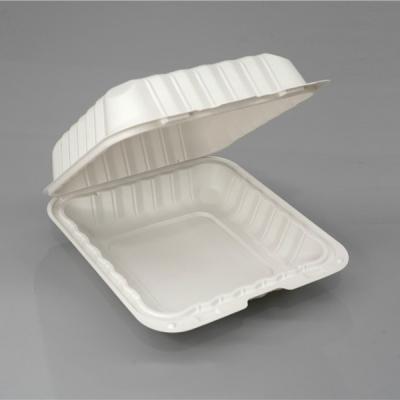 China 8 Inch Disposable Microwave Thermoforming Eco - Friendly Plastic To Go Box To Take Out Food Container for sale