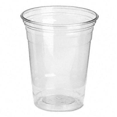 China Hot Selling Food Grade Custom Printed Transparent Disposable 20oz Pet Plastic Cups for sale