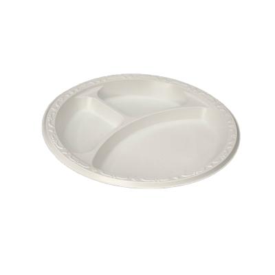 China 10 Inch Microwaveable Disposable Round Dish Blister Microwave Plastic Food Containers for sale