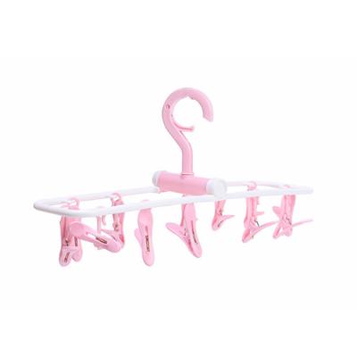 China ANG Windproof Non-Slip Portable Hanger for Drying Lingerie and Sock Clip 12 for sale