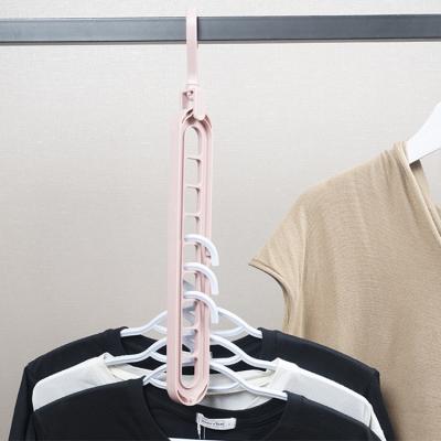 China Space Saving Multifunctional Cheap Outdoor Plastic Cloth Hanger for sale