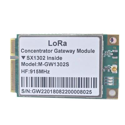 China Industrial Grade LoRa Concentrator Gateway Module SX1301 1302 1303 chips and US915 EU868 frequency optional. for sale