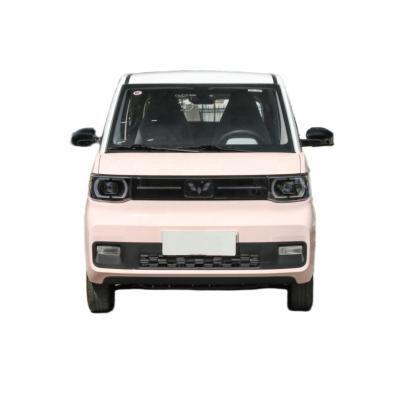 China 2023 Cute Electric Vehicle Wuling Hongguang Mini Macaron Model Pink Electric New Energy Cloth New Energy Vehicle for sale