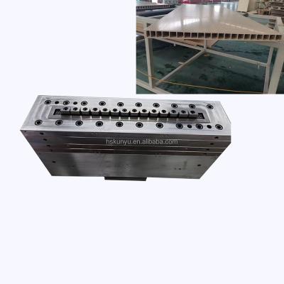 China Metal Pvc Coextrusion Die Wpc Coextrusion Decking Moldings Profile Mold Plastic Extrusion Molding for sale