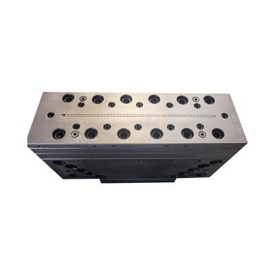 China 3Cr13 Exterior Coextrusion Solid Hollow Grid Tube Floor Mold PVC Extrusion Molding for sale