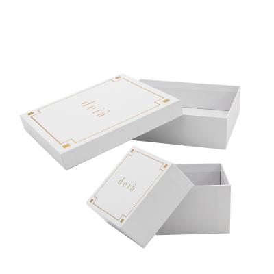 China Handmade & Best Selling Custom Items Recyclable Logo Luxury Storage Paper Jewelry Custom Box With Lid for sale