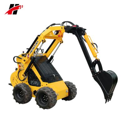 China Gasoline Skid Ox Machine Construction Earthmoving Walk Behind Manufacturer Mini Skid Ox Loader for sale