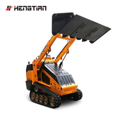 China Building Material Shops Taian Diesel Loader Spike Track Skid Steer Loader Joystick 500KG For Sale for sale